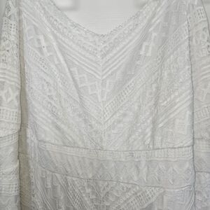 Torrid White Lace Dress